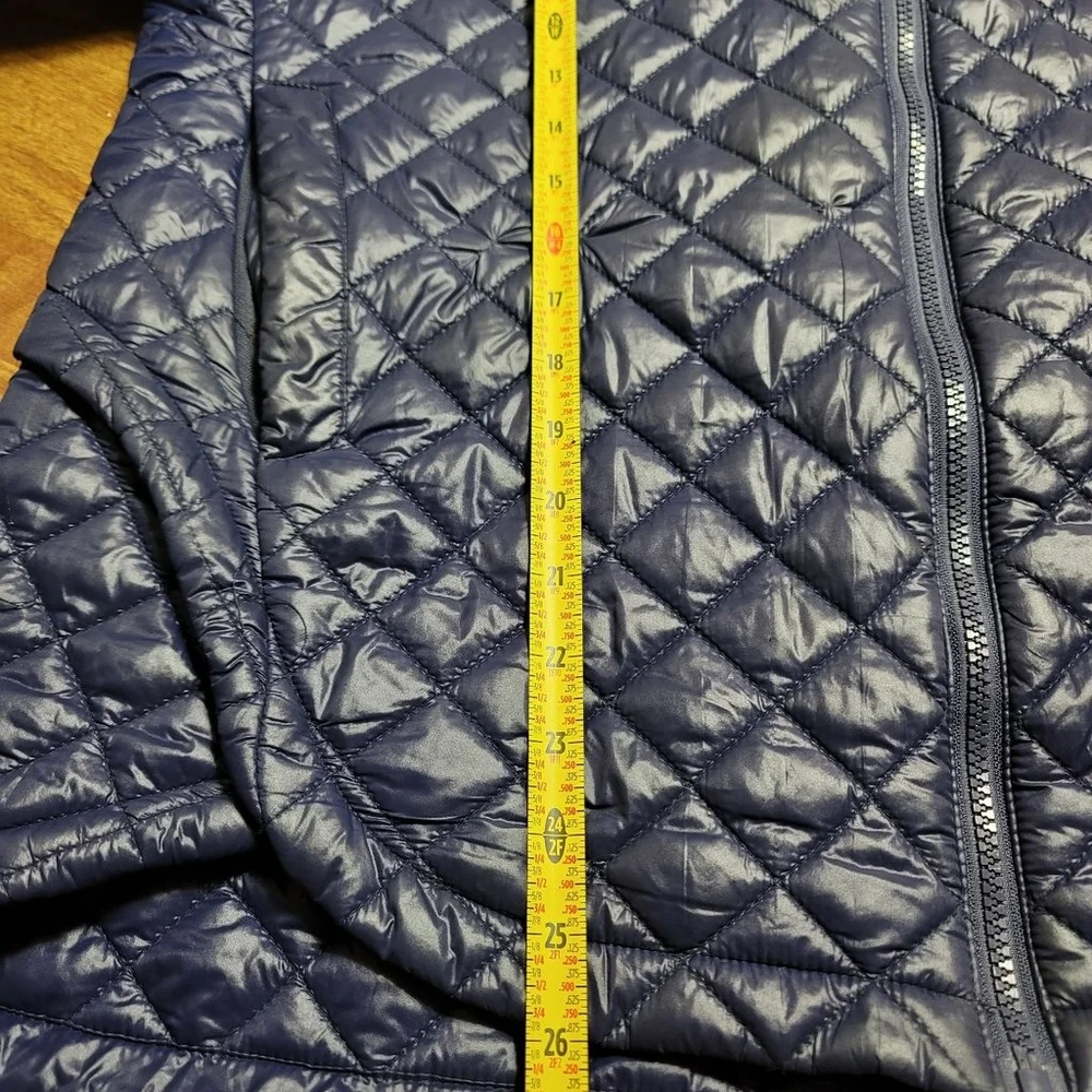 Sam Edelman Puffer Jacket Full Zip Pockets Size XL Quilted Hi Low Puffer Jacket - Picture 3 of 10